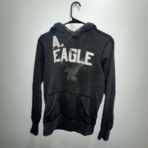 Vintage Y2K Gray American Eagle Hoodie